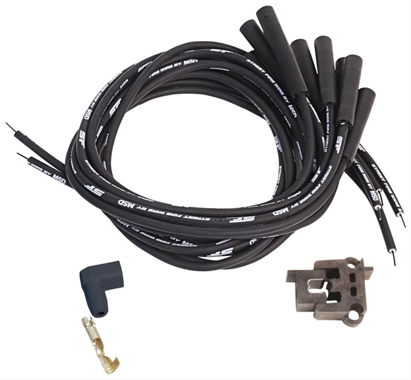 MSD Black 8.0 Street Fire Ignition Wires 90-03 Mopar 5.2, 5.9